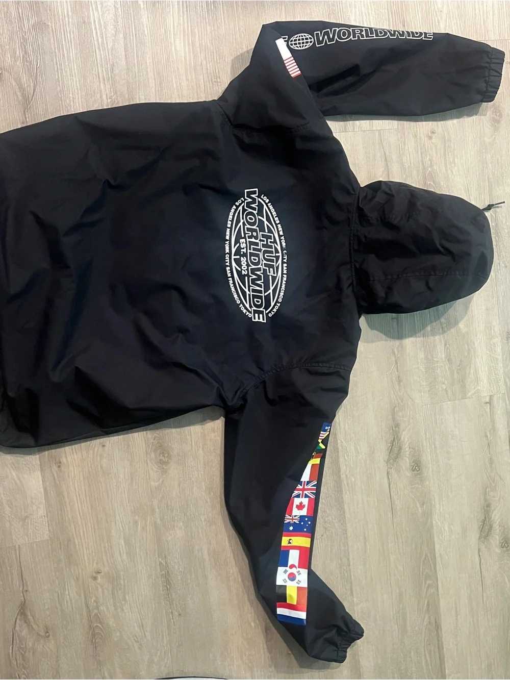 HUF black hooded